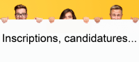 inscriptions candidatures