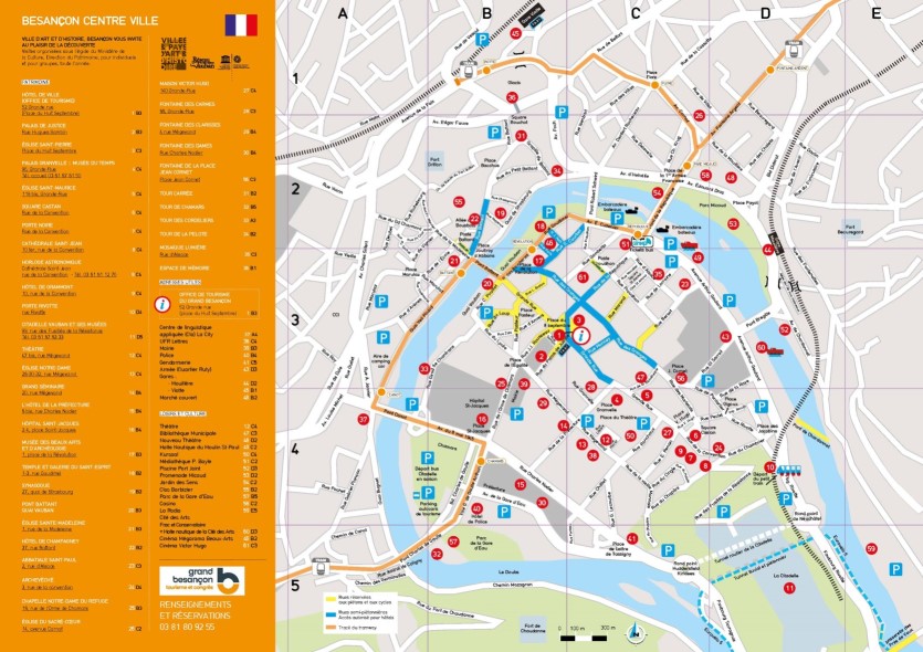 Plan découverte besançon page 1